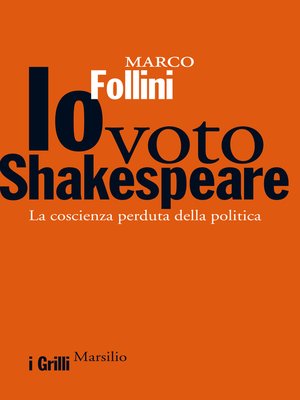 cover image of Io voto Shakespeare
